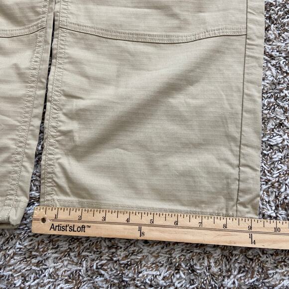 Prana Palisades Ripstop Utility Pant Women 10 Sandstone 29" Relaxed Straight Leg - Picture 12 of 13
